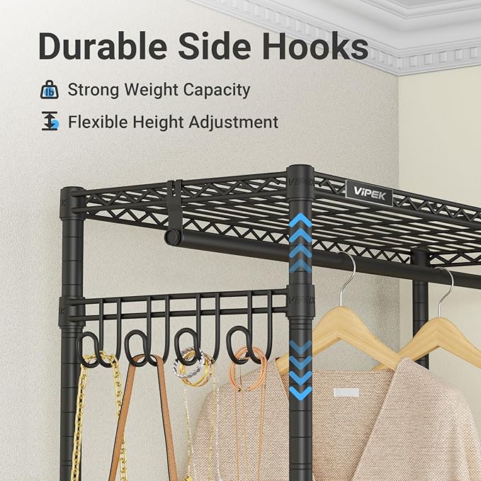 VIPEK R3C Rolling Clothes Rack - Image 8