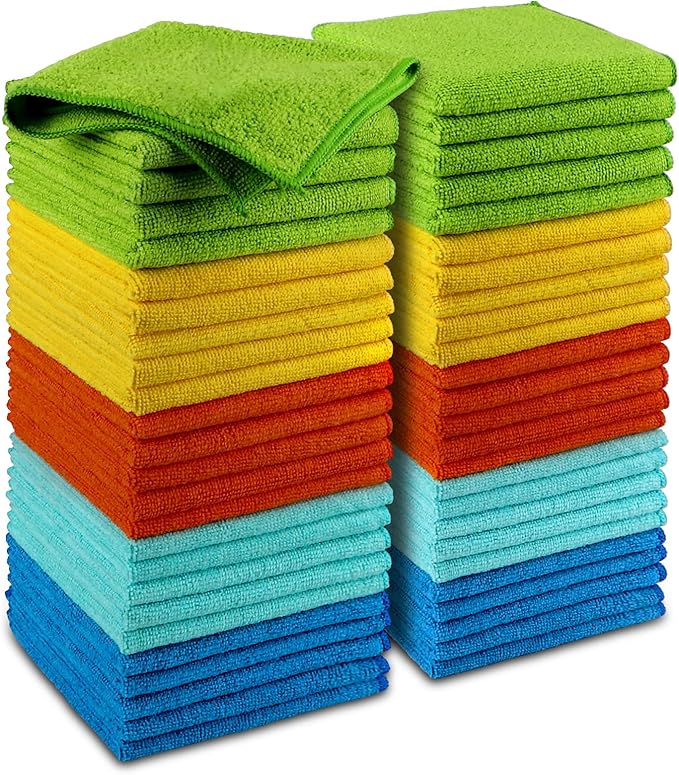 AIDEA Microfiber Cleaning Cloth, Microfiber Towels by AIDEAHOME