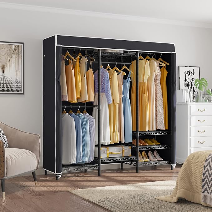 VIPEK V5C Covered Clothes Rack Heavy Duty Portable Closet Wardrobe, - Image 2