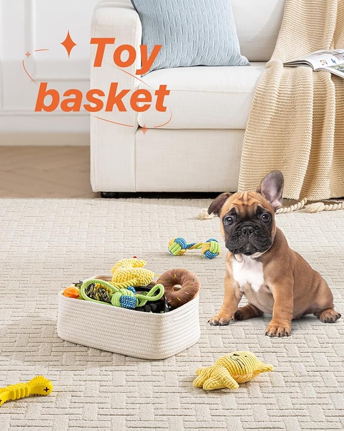 Small Woven Basket, Storage Basket - Image 5