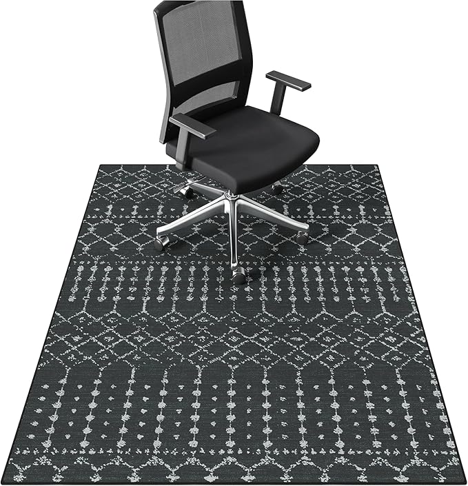 Office Chair Mat for Hardwood & Tile Floors, Non-Slip Floor Protector for by FUNMATHomeDecors