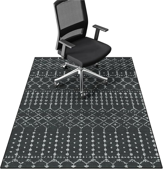 Office Chair Mat for Hardwood & Tile Floors, Non-Slip Floor Protector for by FUNMATHomeDecors