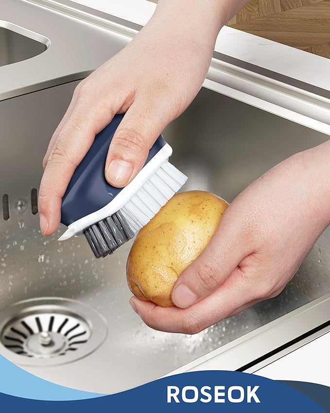 Potato Scrubber and Veggie Brush, Self-Standing Kitchen Brush - Image 7