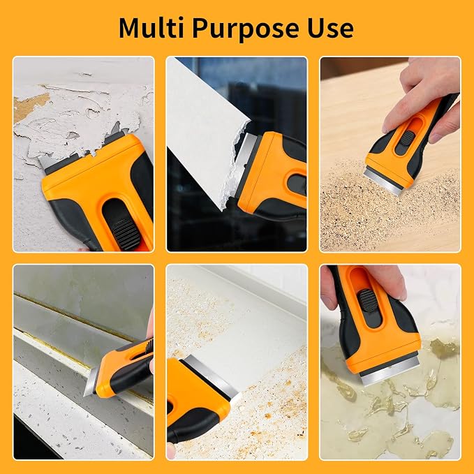 Razor Blade Scraper Tool with 15 Extra SK5 Blades - Image 4