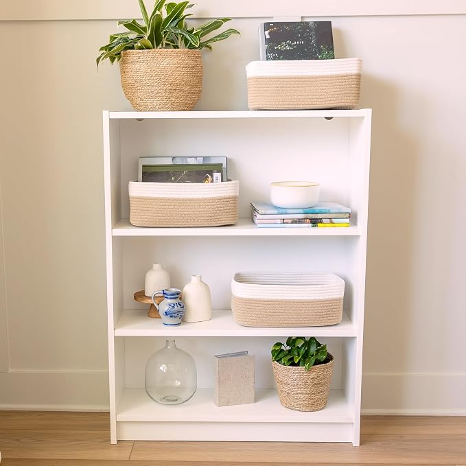 NaturalCozy 13.5”x8.5”x5.5” Storage Baskets - Image 9