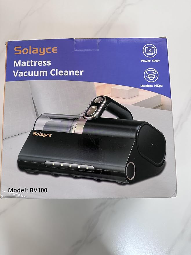 Bed Vacuum Cleaner, 16Kpa Suction 500W Powerful Double Cup Mattress Cleaner - Image 10