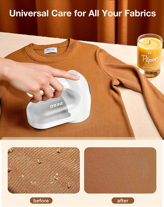 IPX6 Waterproof Washable Electric Fabric Shaver and Lint Remover, Rechargeable - Image 3