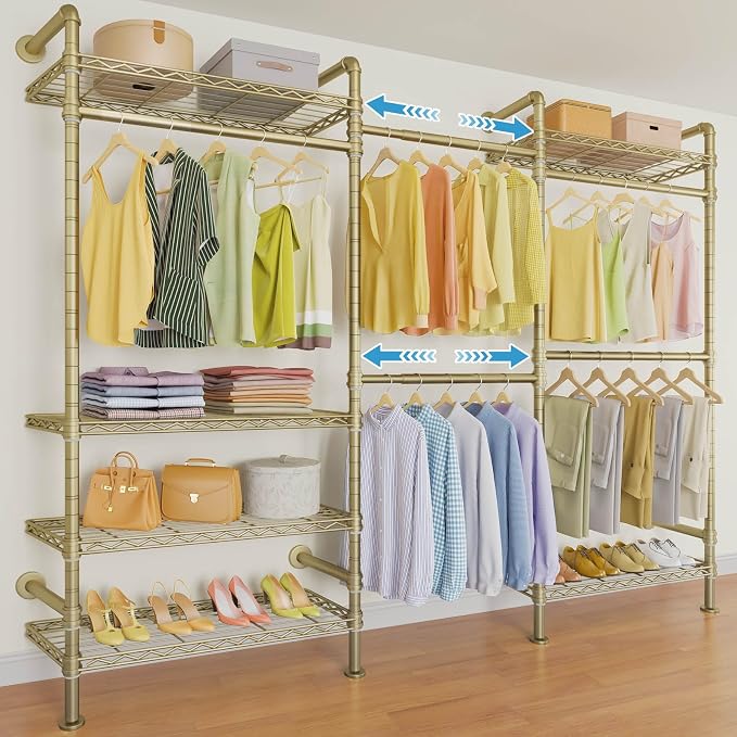 Timate F3 Garment Rack Heavy Duty Clothes Rack by SturdyWallMountedClothesRack