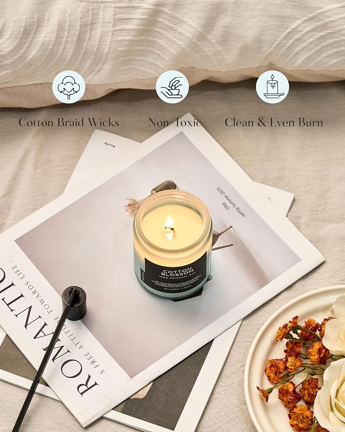 M&SENSE Clean Cotton Scented Candle - Image 5