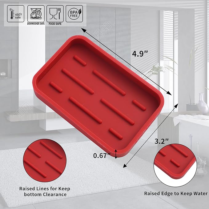 Silicone Kitchen Sink Organizer Tray - Image 2