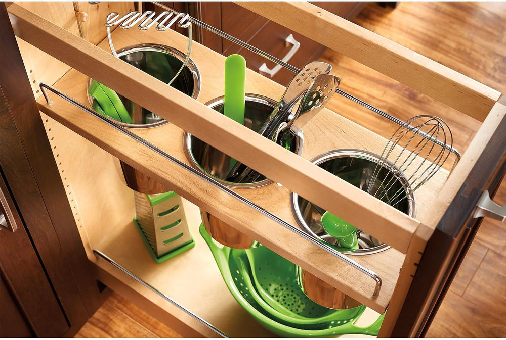 Rev-A-Shelf Pullout Organizer w/Soft-Close, Min Cabinet Opening 8.5" W