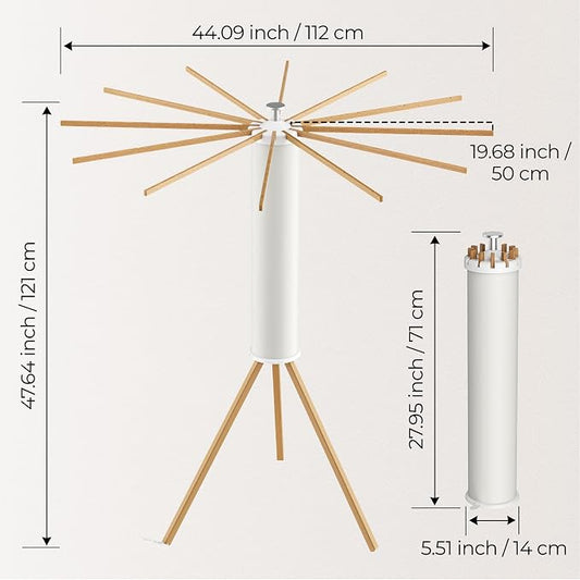 Tripod Clothes Drying Rack, Garment Rack Portable and Foldable Space Saving - Image 2