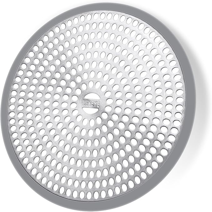 LEKEYE Shower Drain Hair Catcher/Strainer/Stainless Steel and Silicone by LEKEYE