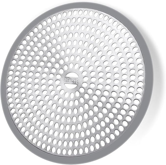 LEKEYE Shower Drain Hair Catcher/Strainer/Stainless Steel and Silicone by LEKEYE