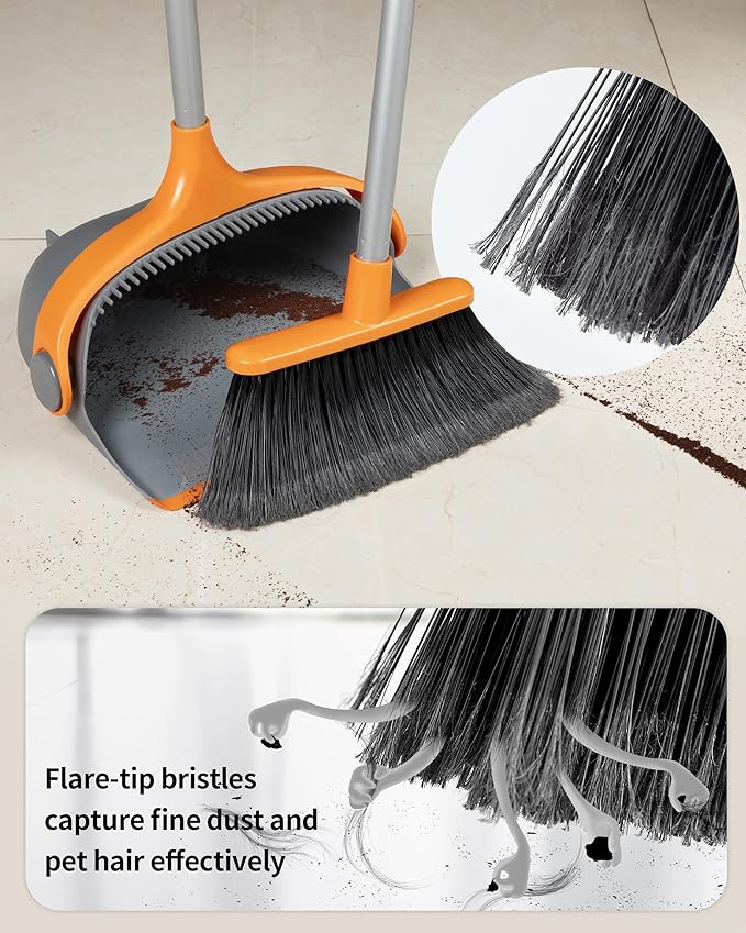 MR.SIGA Broom and Dustpan Set - Image 3