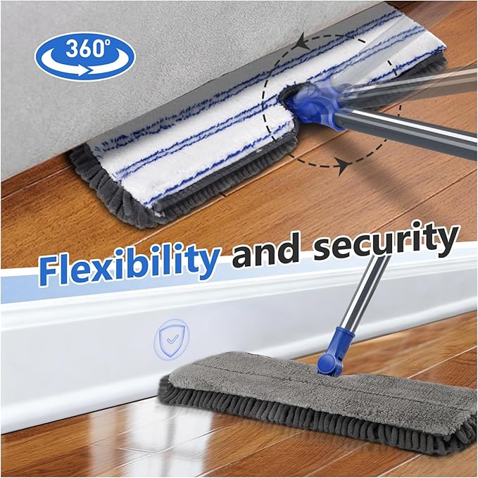 Masthome Microfiber Mops for Floor Cleaning, Dust Mop - Image 3