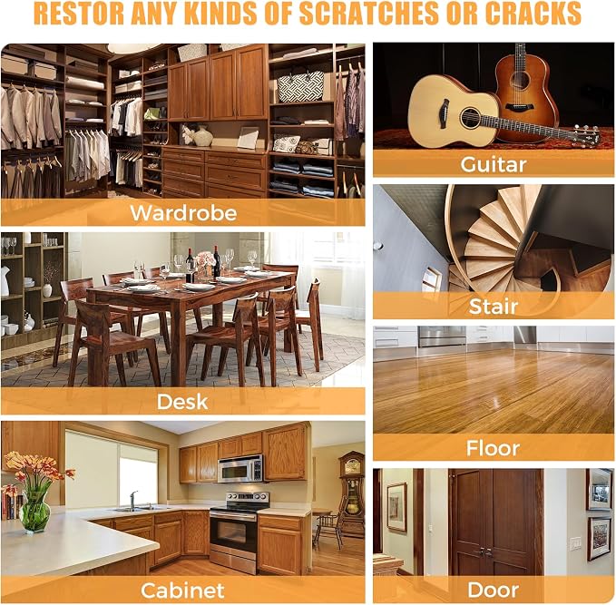 Wood Furniture Repair Kit- Set of 41 Laminate Vinyl Floor Repair Kit Wood - Image 7