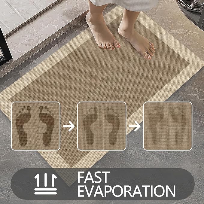Ultra Thin Door Mat Indoor Entrance, 1/10 in Thin Door Mats - Image 6