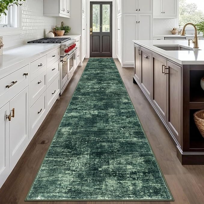 IOHOUZE Abstract Runner Rug 3x20 Ft Extra Long Washable Runners - Image 2