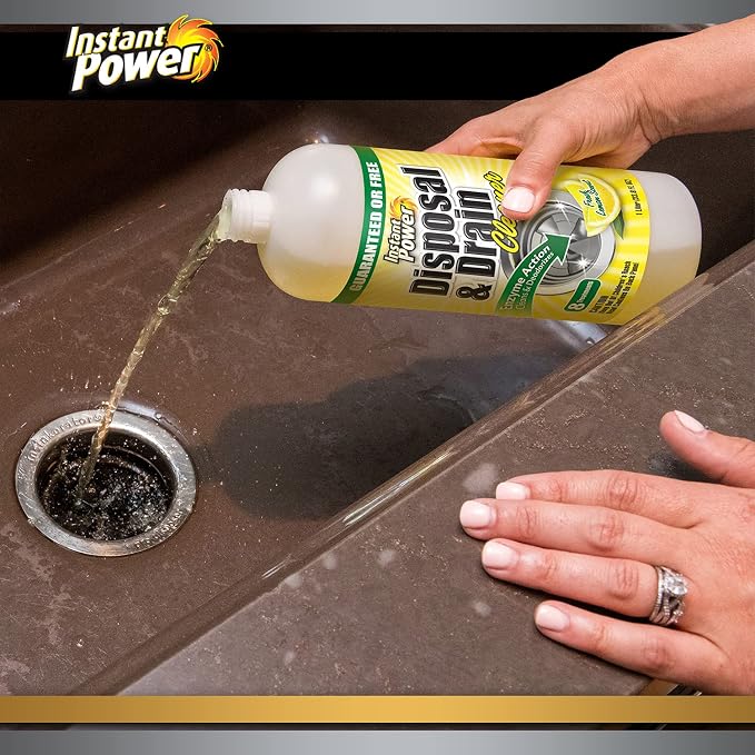Instant Power Disposal and Drain Cleaner – Liquid Enzyme Clog Remover, Cleans - Image 8