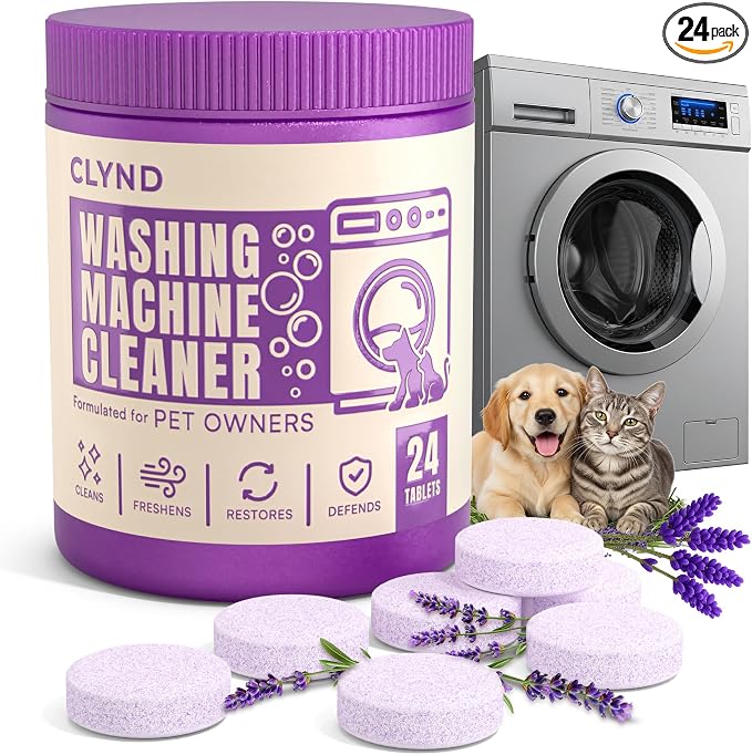 Washing Machine Cleaner Tablets 24 Pack by CLYND
