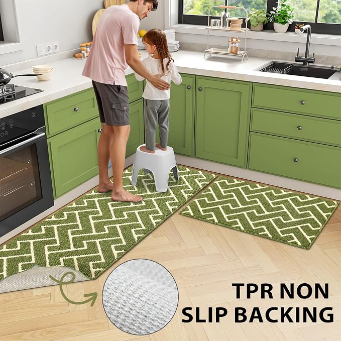 hicorfe Indoor Doormat, Front Back Door Mat Rubber Backing Non Slip Door Mats - Image 3