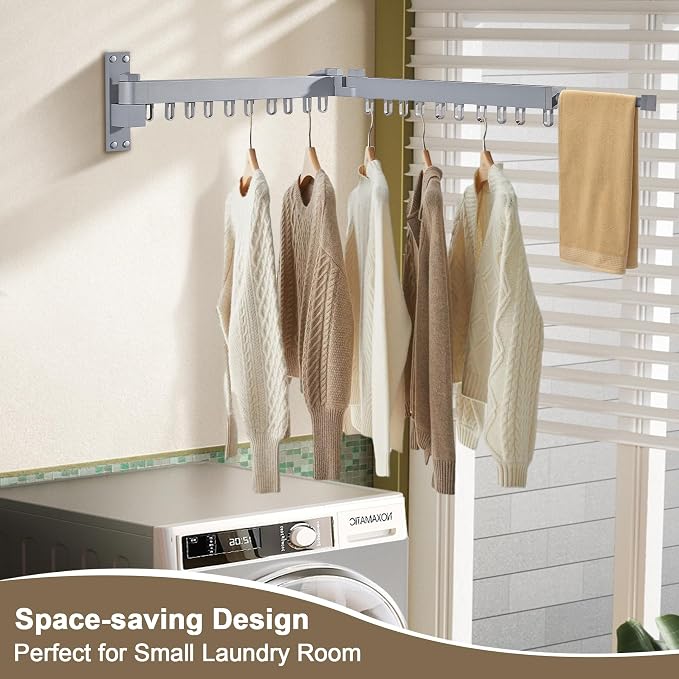 Bakala Clothes Drying Rack, Laundry Drying Rack Foldable, Heavy-Duty Space - Image 6