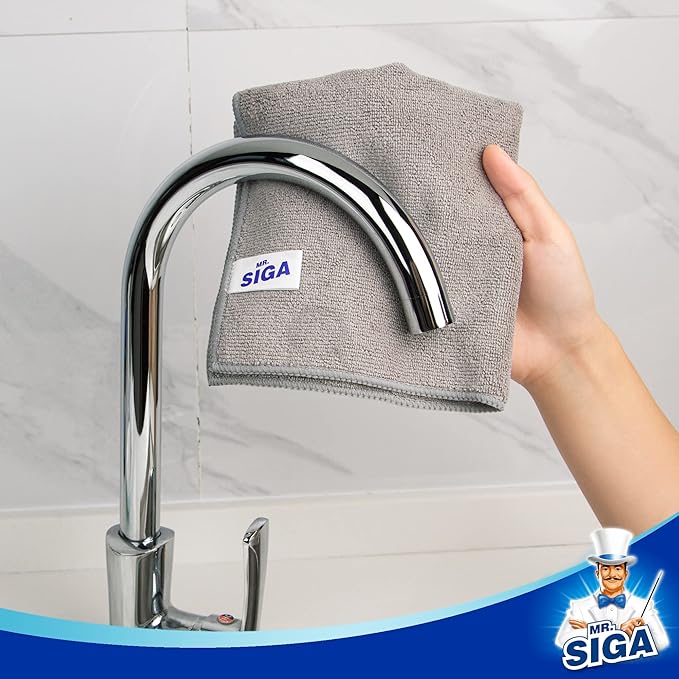 MR.SIGA Microfiber Cleaning Cloth, All-Purpose Microfiber Towels, Streak Free - Image 4