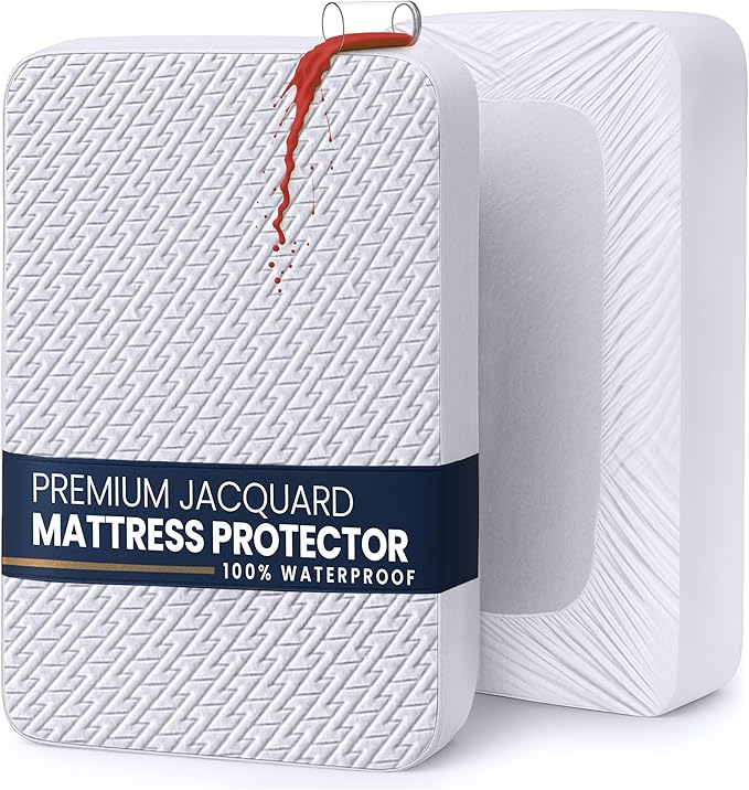 Utopia Bedding Waterproof Mattress Protector California King Size, Premium 3D by UTOPIABEDDING