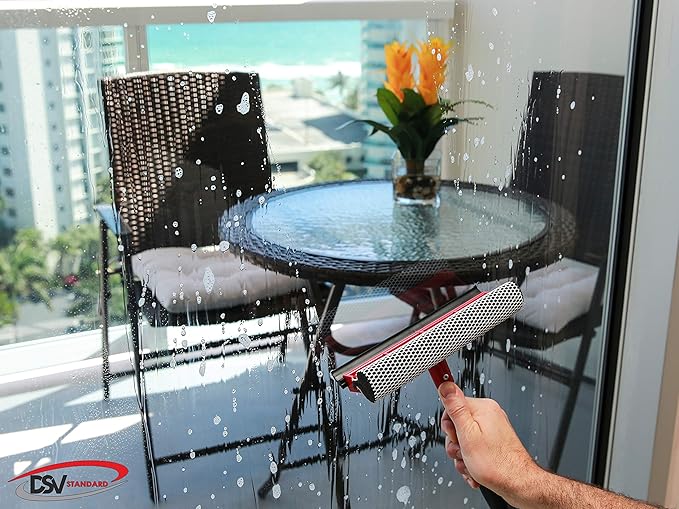DSV Standard Window Squeegee for Window Cleaning, Window Cleaner Tool for Car - Image 2