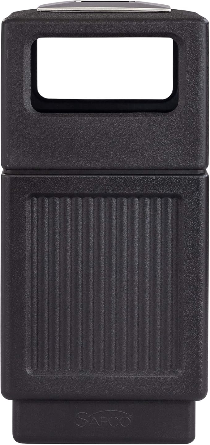 Safco Canmeleon Trash Can, 38 Gallons, Indoor and Outdoor Use, Durable & - Image 2