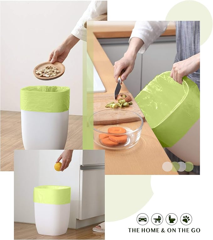 FORID 4 Gallon Garbage Bags, Strong Trash Can Liners, 15 Liter Wastebasket Bags - Image 5