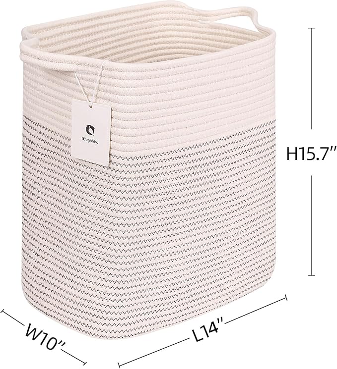 Medium and Large Woven Basket//With Handle, Used - Image 5