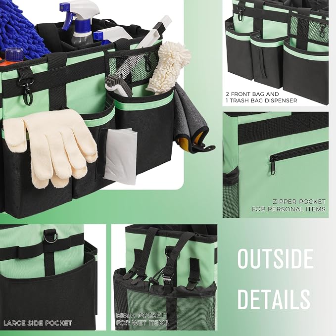 Wearable Cleaning Caddy, Cleaning Caddy Supplies Organizer - Image 4