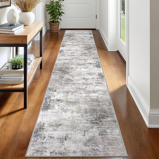 IOHOUZE Abstract Runner Rug 2x12 Ft Washable Runners by iOhouze