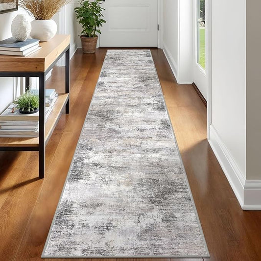 IOHOUZE Abstract Runner Rug 2x12 Ft Washable Runners by iOhouze