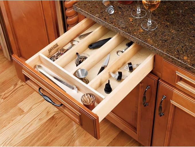 Rev-A-Shelf Trim-to-Fit Silverware Drawer Organizer - Image 7