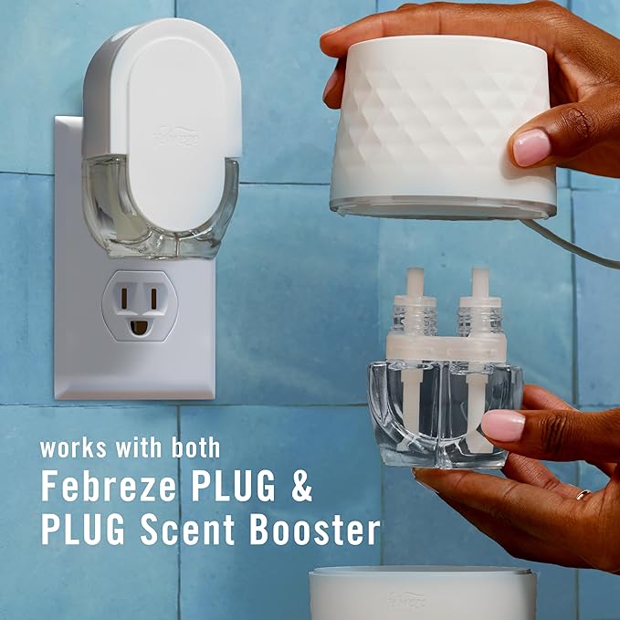 Febreze Plug Scent Booster Starter Kit, Oil Diffuser, Air Freshener Plug in - Image 7