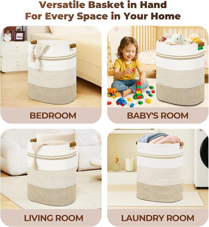Laundry Basket with Handles - Image 3