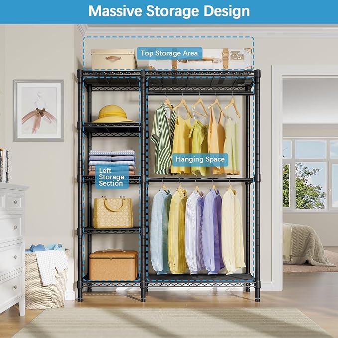 VIPEK V7 Garment Rack for Hanging Clothes Heavy Duty Clothes Rack - Image 8