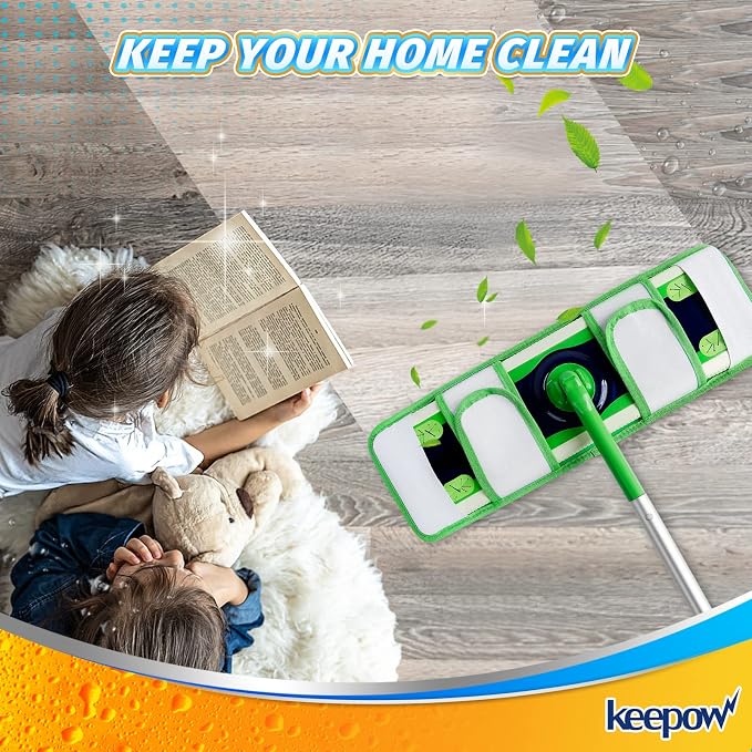 KEEPOW XL Wet Pads Refills for Swiffer XL, Wet Mopping Cloths for Swiffer XL Mop - Image 6