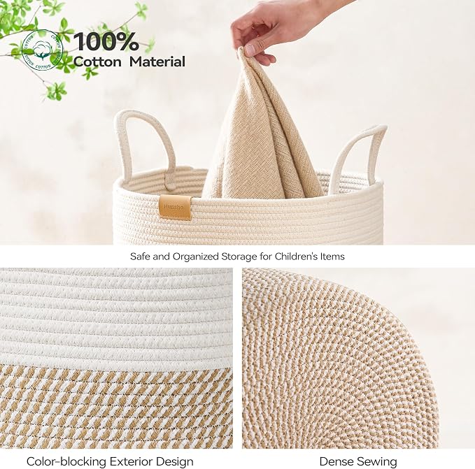 Laundry Hamper 95L, Large Laundry Basket - Image 5