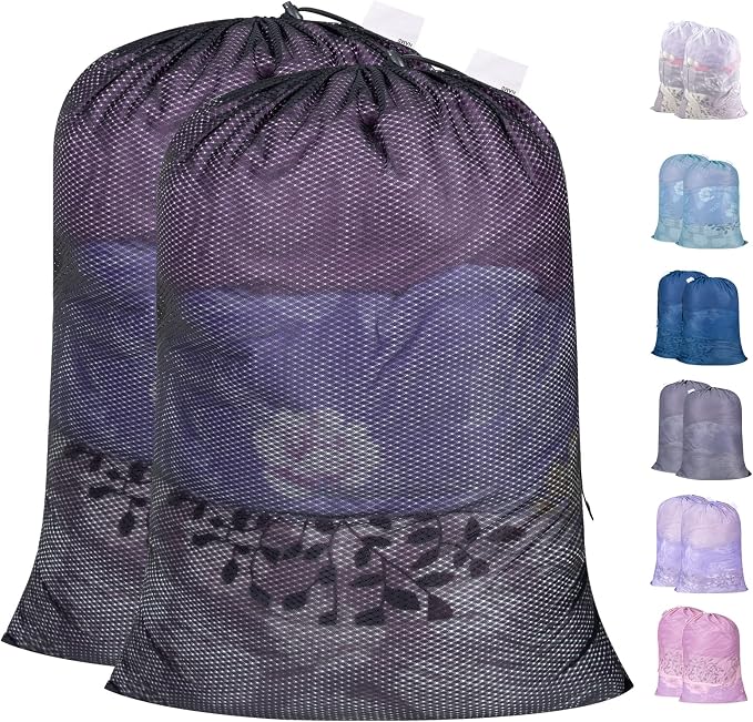 Polecasa Heavy Duty Large Mesh Laundry Bags by Polecasa