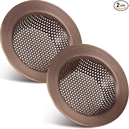 Retisee 2 Pcs Sink Strainer Stainless Steel Kitchen Sink Drain Strainer Basket by Retisee