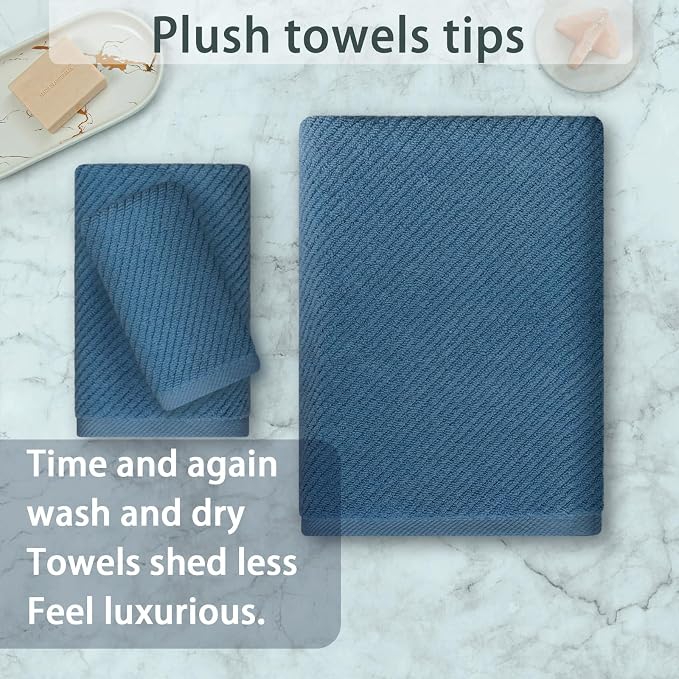 VOOVA & MOVAS Labrador Blue Towels - Image 4