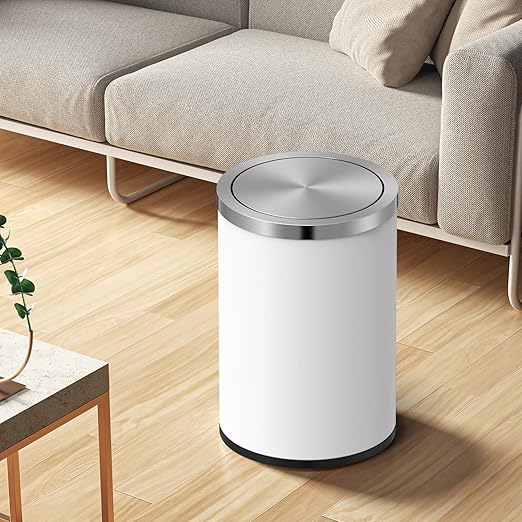 Mbillion Small Trash Can with Swing Lid 2.4 Gallons/9 Liter, Mini Trash Can - Image 6