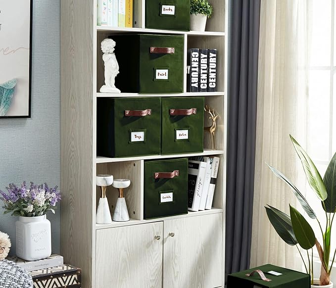 DECOMOMO Storage Cubes, Fabric Organizer Bins - Image 2