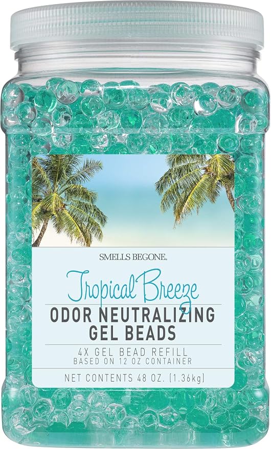 SMELLS BEGONE 48 oz Odor Eliminator Gel Bead Refill by SMELLSBEGONE