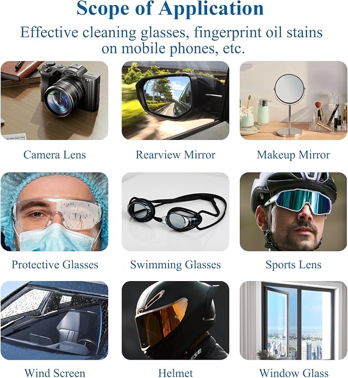 （200 PCS) Anti-Fog Lens Wipes Pre-Moistened Anti-Fog Wipes| Glasses Cleaner - Image 4