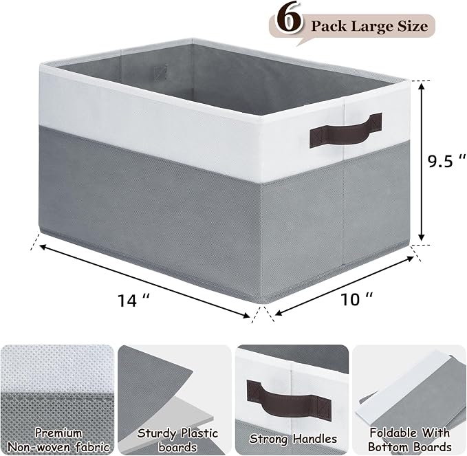 Criusia Closet Organizers and Storage Baskets - Image 2